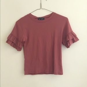 Brick colored blouse